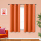 KOUFALL Fall Kitchen Curtains 45 Inch Length 2 Piece Set Cafe Themed Short by KOUFALL