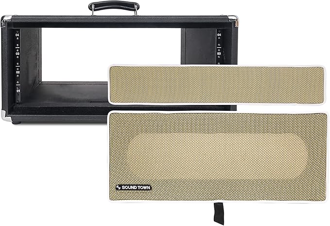 Sound Town Vintage 4U Amp Rack Case, 12.5" Depth - Image 3