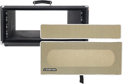 Sound Town Vintage 4U Amp Rack Case, 12.5" Depth - Image 3
