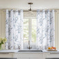 MYSKY HOME Floral Curtains 45 inch Long Thermal Insulated Light Filtering Soft by MYSKYHOME