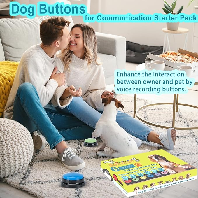 6 Pcs Dog Talking Button Set, Dog Buttons - Image 4