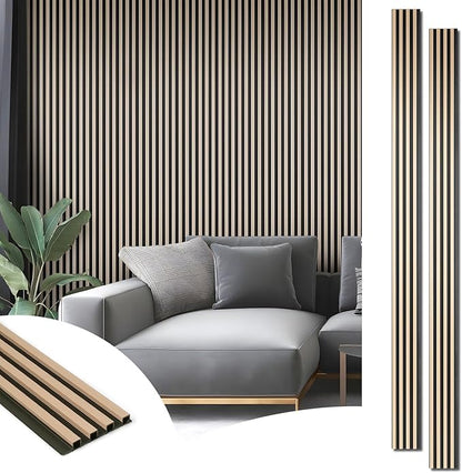 Art3d 8-Pack WPC Wood Slat Wall Panel by Art3d