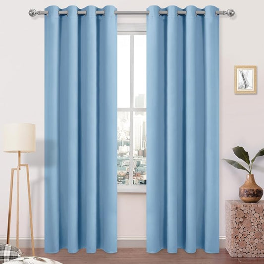 DWCN Blackout Curtains for Living Room, Room Darkening Thermal Insulated by DWCN