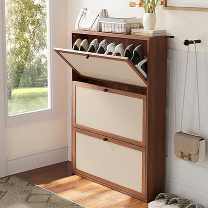 AVZEAR Narrow Shoe Storage Cabinet - Image 6