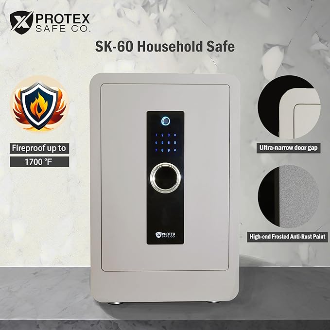 ProtexSafe Fireproof Steel Home Safe - Image 2