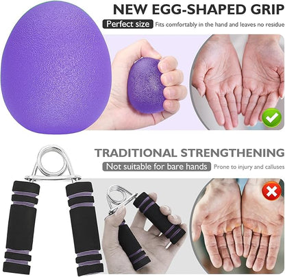 Peradix Hand Grip Strength Trainer, Stress Relief Ball, Wrist Rehab Therapy - Image 2
