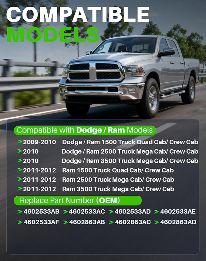 Dacall Power Window Switch Fit for 2009 2010 2011 2012 Dodge Ram 1500 2500 3500 - Image 2