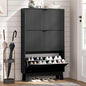 Shoe Cabinet Storage for Entryway by HUANLEGO