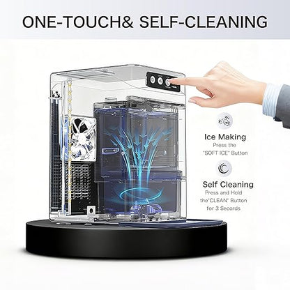 Large Capacity Ice Makers Countertop One-Click Operation Self-Cleaning Portable - Image 4