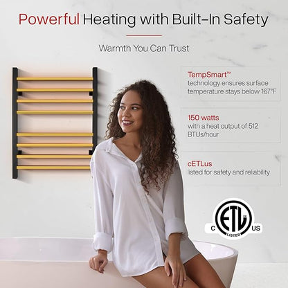 WarmlyYours Heated Towel Rack for Bathroom - Image 7