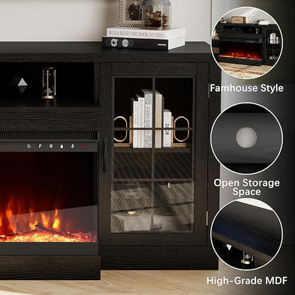 CharaVector 63 inch Fireplace TV Stand - Image 6