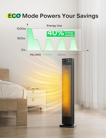PELONIS 30” Ceramic Tower Space Heater - Image 9
