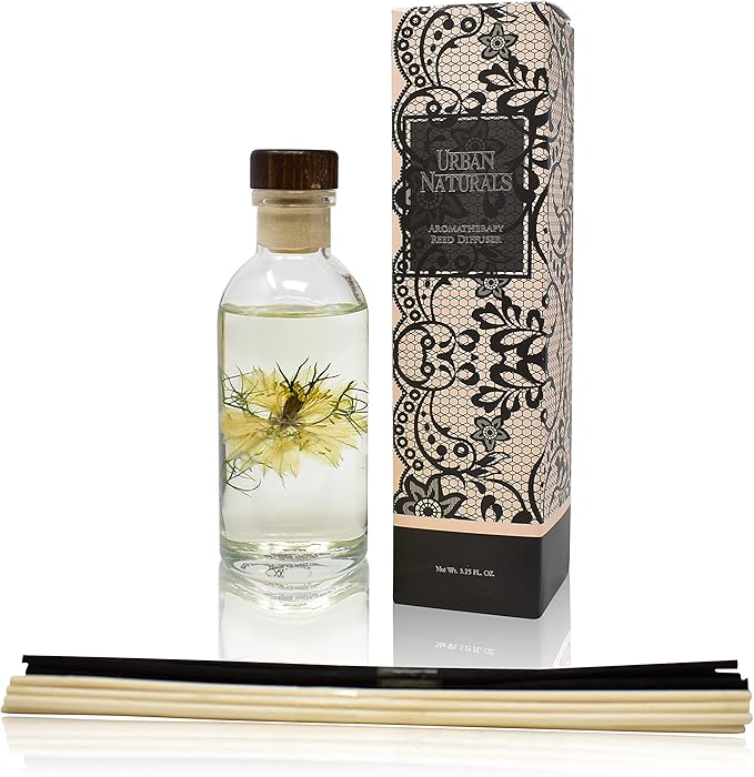 Urban Naturals Tobacco & Vanilla Reed Diffuser Scented Sticks Set | Tobacco Leaf - Image 2