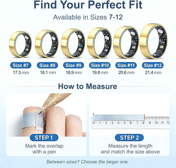 Smart Ring Health & Fitness Tracker - Image 2