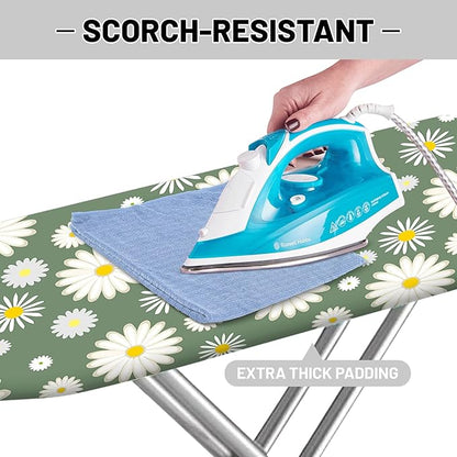 Extra Thick Ironing Board Cover and Pad, 15x54 Ironing Board Cover, Resist - Image 4