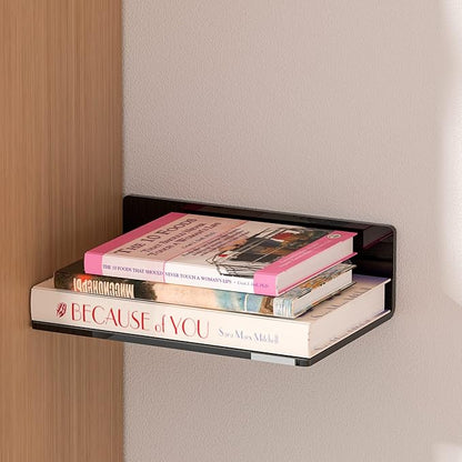 9 Inches Acrylic Wall Shelves 2 Pack, Floating Shelf - Image 6