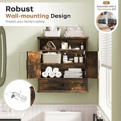 Bathroom Wall Cabinet, Wall Mounted Medicine Cabinet - Image 6