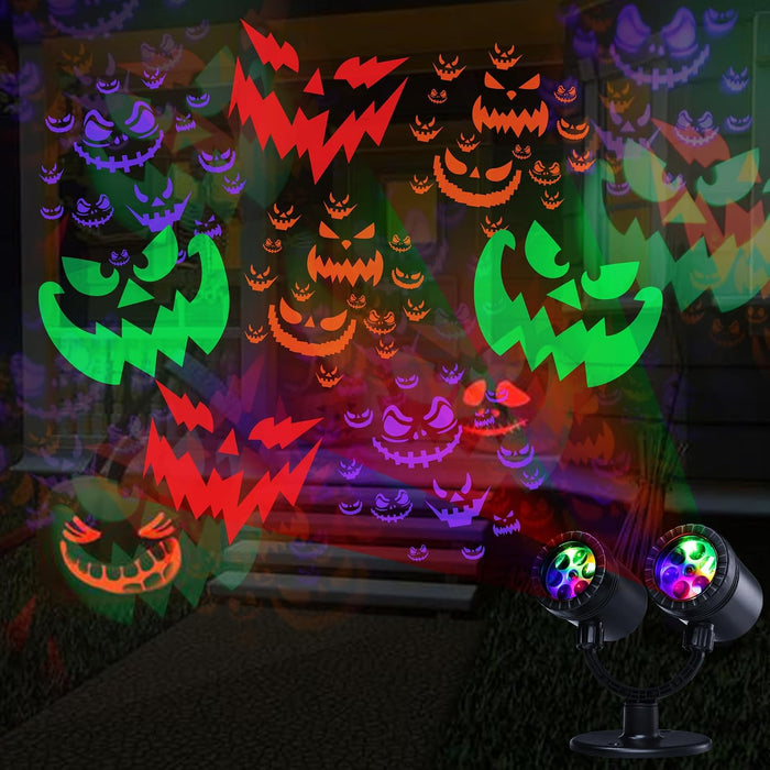 Halloween Projector Outdoor Lights, Dynamic Halloween Projector Lights