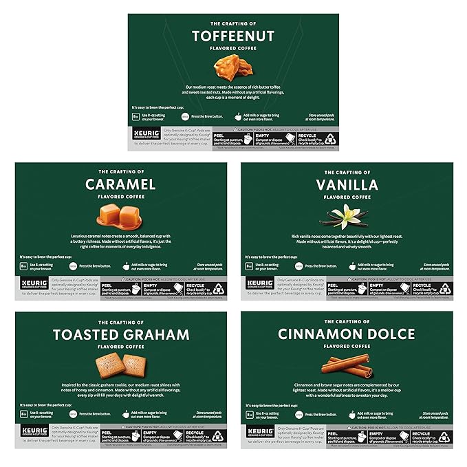 Starbucks K-Cup Coffee Pods, Flavored Hot or Iced Coffee, Variety Pack - Image 9