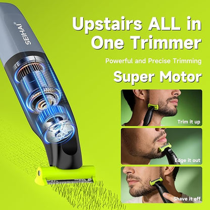 SEIHAI Body Hair Trimmer for Men, Painless Electric Beard Trimmer, Groin - Image 2