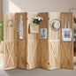 ALeesing 6 Panel Pegboard Room Divider, 5.6Ft Pegboard Display Folding Privacy by ALeesing