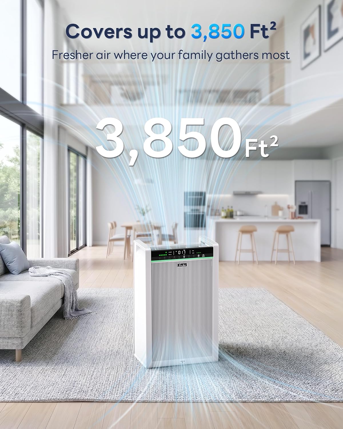 freaire air purifiers for home large room up shown in use