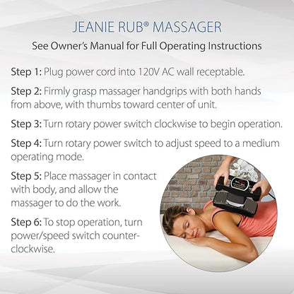 Core Products Jeanie Rub Variable Speed Massager - Image 8