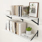 Heimlove White Deep Floating Shelves by Heimlove
