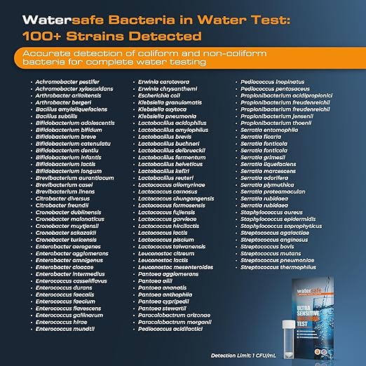 Watersafe® Bacteria Water Test Kit – USA-Made – Results as Fast as 6 Hours – - Image 4