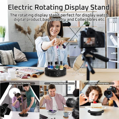 JAYEGT 3in 1 Motorized Rotating Display Stand - Image 4