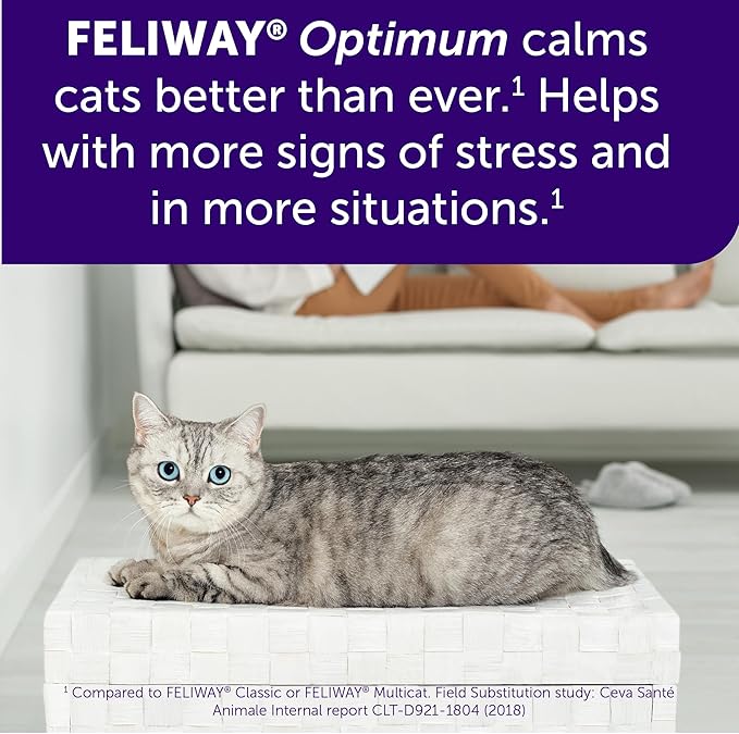 FELIWAY Aroma Diffuser, Optimum Cat, Enhanced Calming Pheromone, 48 mL | 30 Day - Image 5