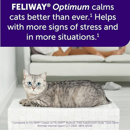 FELIWAY Aroma Diffuser, Optimum Cat, Enhanced Calming Pheromone, 48 mL | 30 Day - Image 5