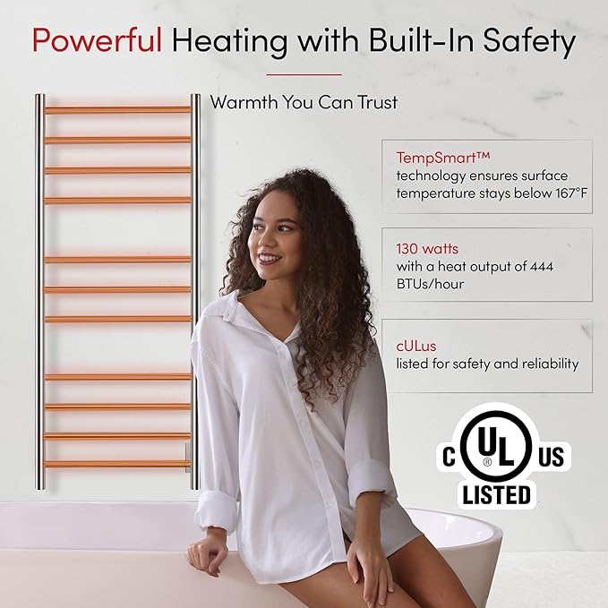 WarmlyYours Heated Towel Rack - Image 3