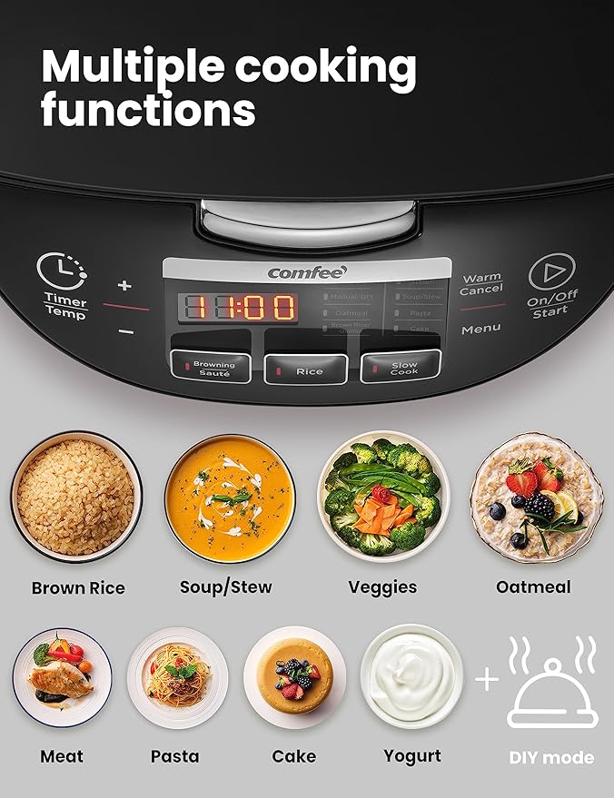 COMFEE' Rice Cooker, Japanese Large Rice Cooker - Image 2