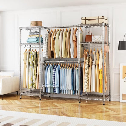Ulif E7 Garment Rack, Heavy Duty Clothes Storage System - Image 6