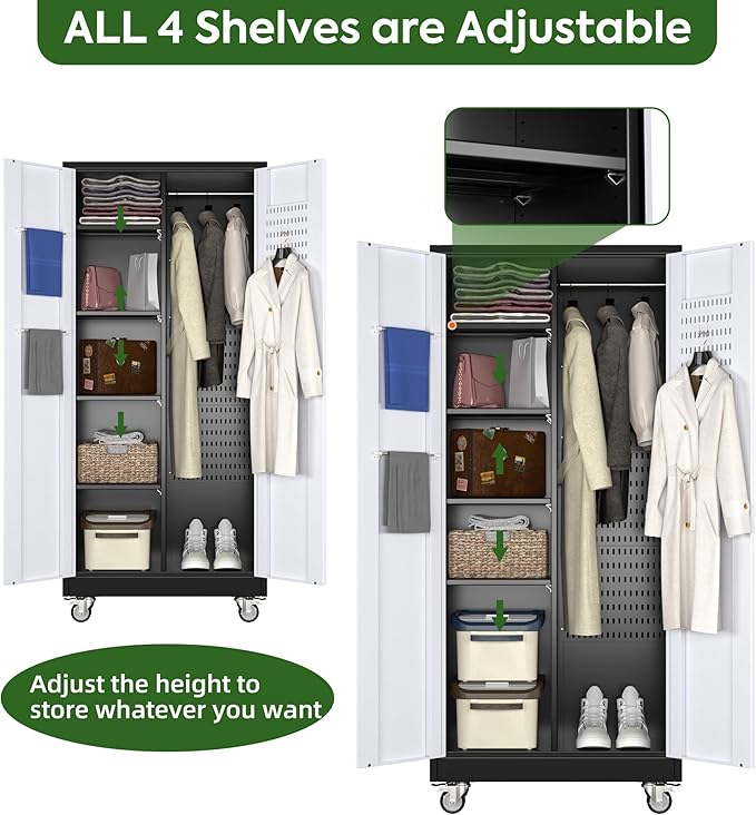 Broom Closet Storage Cabinet - Image 6