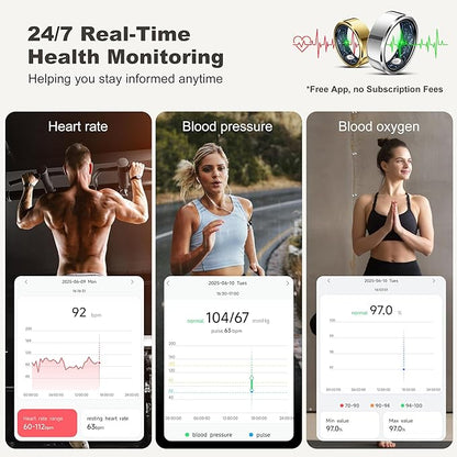 Smart Ring for Women Men, Fashion Minimalist Fitness Ring & Sleep Tracker Ring - Image 3