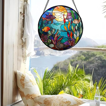 AMDERVEN Stained Glass Window Hanging - Image 4
