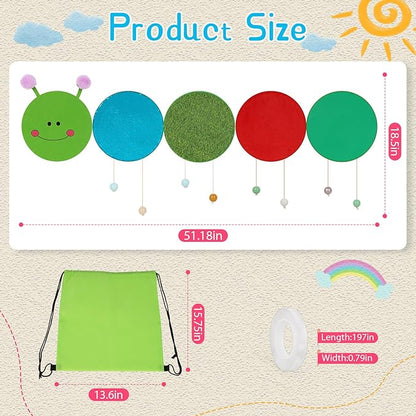 Sensory Wall Panel for Kids, Sensory Toys for Wall ＆ Floor, Sensory Mats for - Image 2