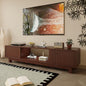 Maggym 70″ TV Stand with Storage, Modern Media Console with 2 Doors and Open by Unknown