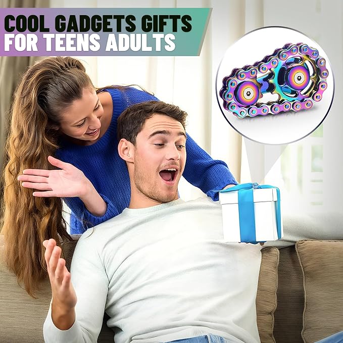Valentines Day Gifts for Teens Boys Metal Fidget Spinner Toys for Adults - Image 7