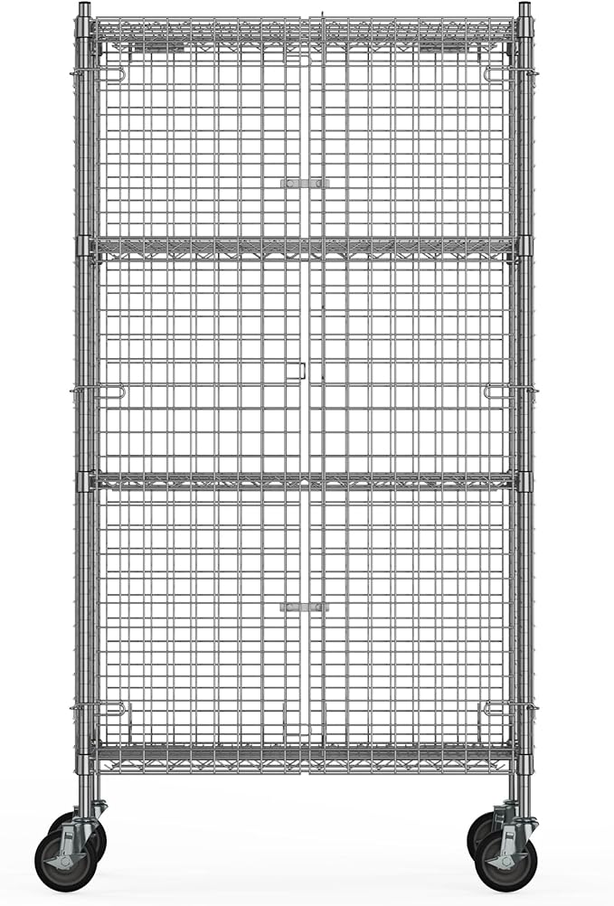 24" W x 36" L x 69" H Heavy Duty Utility Commercial Grade Metal Storage NSF - Image 4