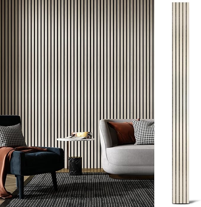 Art3d 4pcs-107 x 8in Slat Acoustic Panel - Image 2