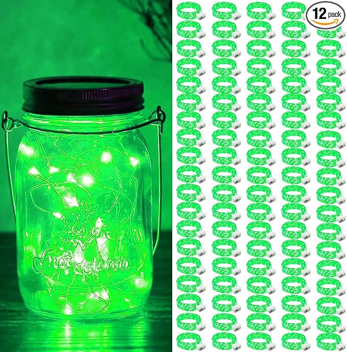 ZGWJ 100 Pack Fairy Lights Battery Operated, 7ft 20 Mini LED Fairy String Lig...