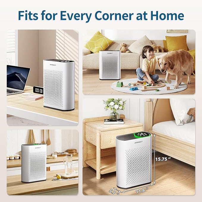 Powerful Air Purifiers for Home Large Room Up to 2400 Ft², ECOSELF HEPA Air - Image 5