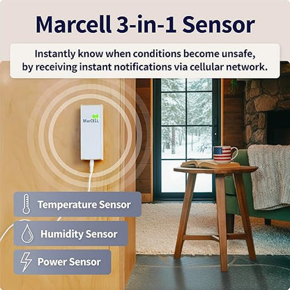 MarCELL Cellular Temperature, Humidity & Power Monitor - Image 3
