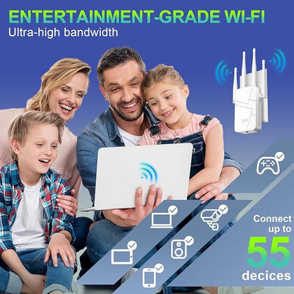 2026 WiFi Extender, 15888 sq.ft Internet Extender WiFi Booster, Long Range - Image 5