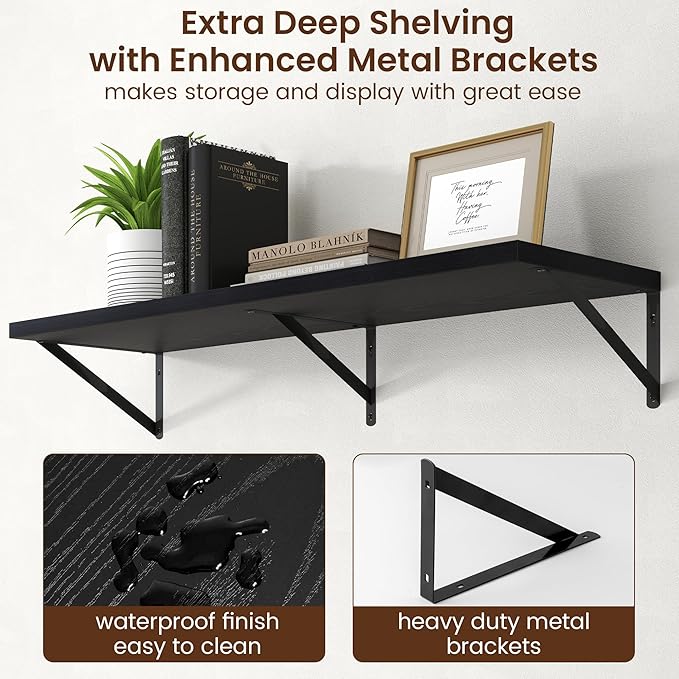 Axeman Deep Floating Shelves - Image 5