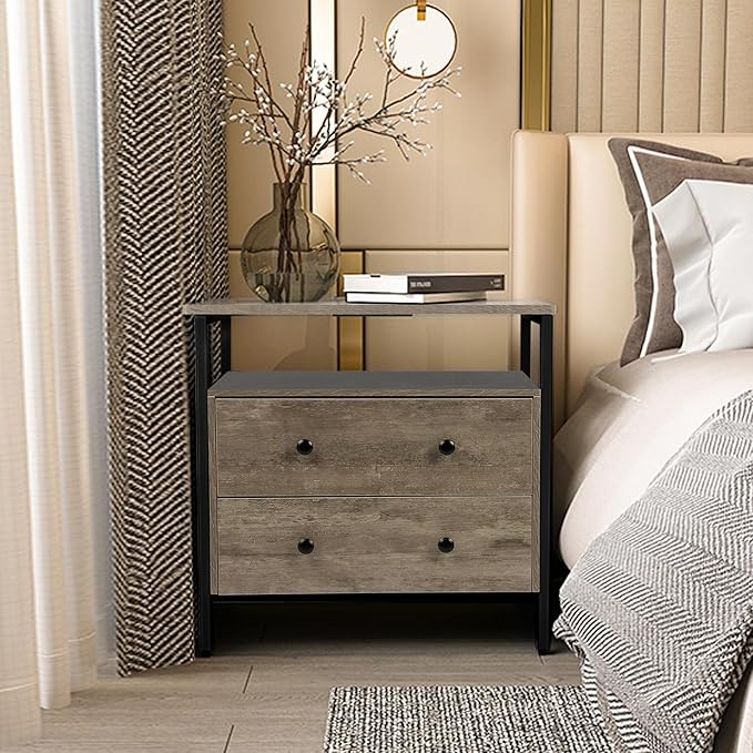 Edbuosy 27 inch Wide Night Stand - Image 2
