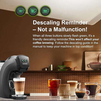 Warriors1 Coffee Maker for Keurig K Cup pod, Espresso Machine for Nespresso - Image 8